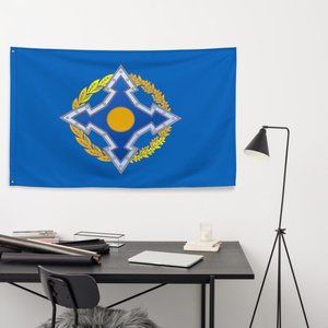 Collective Security Treaty Organization Flag (Customizable)